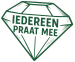Groene Diamant met _IEDEREEN PRAAT MEE_trans